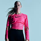 Nike Radical AirFlow After Dark Tour Women's Aero-FIT Long-Sleeve Cropped Running Top