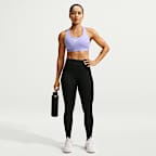 Bra deportivo de media sujeción sin almohadilla para mujer Nike Swoosh