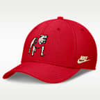 Gorro universitario Nike Dri-FIT para hombre Georgia Legacy Rise Vintage