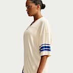 NikeSKIMS Stretch Knit Women's Oversized V-Neck Top