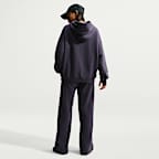 Sudadera con gorro sin cierre oversized para mujer Nike Studio Fleece Medium Weight