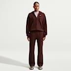 Nike Studio Fleece Medium Weight Sudadera con capucha, cremallera completa y ajuste oversize - Mujer
