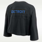 Detroit Lions Wide Receiver Jersey Fashion Women's Nike Dri-FIT NFL Cropped Top