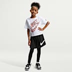 Nike-T-shirt med dyreprint til mindre børn