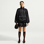 Chamarra tipo anorak de satén con cierre de 1/4 para mujer Nike Sportswear