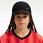Nike Dri-FIT Club Kids' Unstructured Metal Swoosh Cap