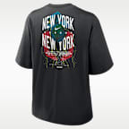 Playera de básquetbol de corte cuadrado para mujer Nike "NY vs. NY"