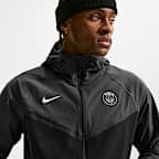 Paris Saint-Germain Tech Windrunner Men's Nike Soccer Woven Full-Zip Jacket