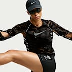 Nike Radical AirFlow After Dark Tour Women's Aero-FIT Long-Sleeve Cropped Running Top