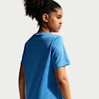 Playera de manga corta Nike Miler Dri-FIT para niños talla grande
