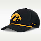 Iowa Primetime Rise Men's Nike College Trucker Adjustable Hat