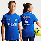 Inter Milan Strike Older Kids' Nike Football Dri-FIT Short-Sleeve Top