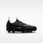 Tacos de fútbol para terrenos múltiples para niños grandes Nike Jr. Phantom 6 Low Academy