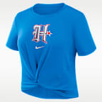 Houston Texans Rivalries Collection One Classic Twist Women's Nike Dri-FIT NFL T-Shirt