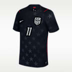Jersey de futbol Nike Dri-FIT de Brenden Aaronson del USMNT visitante 2026 Stadium para hombre