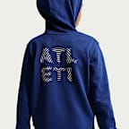 Atlético Madrid Club Older Kids' (Boys') Nike Football Full-Zip French Terry Hoodie