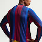 FC Barcelona 2026/27 Stadium Nike Dri-FIT replika langermet fotballdrakt til herrer (hjemmedrakt)