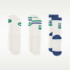 Calcetas Dri-FIT Retro con gráfico (3 pares) para niños talla pequeña Nike