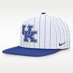 Kentucky Primetime Pin Stripe 2-Tone Men's Nike Dri-FIT College Adjustable Hat