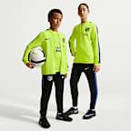 Dzianinowy dres piłkarski dla dużych dzieci Nike Dri-FIT Atlético Madryt Strike