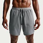 Shorts de correr Dri-FIT de 18 cm con forro de ropa interior para hombre Nike Stride