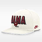 Alabama Legacy Letter & Mascot Pro Men's Nike Dri-FIT College Adjustable Hat