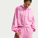 Nike Studio Fleece Medium Weight Women's Mid-Rise Wide-Leg Trousers