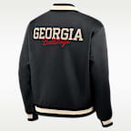 Georgia Legacy Men's Nike College Full-Snap Bomber Jacket