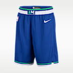 Shorts de alero polivalente Nike Dri-FIT de la NBA para hombre Minnesota Timberwolves Icon Edition