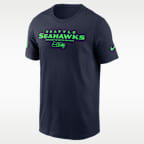 Seattle Seahawks Sideline Team Issue Men's Nike Dri-FIT NFL T-Shirt
