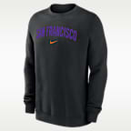 Sudadera de cuello redondo Nike de la MLB City Connect 2 Hit para hombre San Francisco Giants