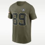Brock Bowers Las Vegas Raiders Salute To Service Men’s Nike NFL T-Shirt