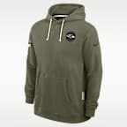 Baltimore Ravens Salute to Service Sideline Dominant Force Men's Nike Dri-FIT NFL Pullover Hoodie