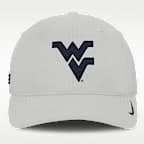 Gorra universitaria Nike Dri-FIT para hombre West Virginia Sideline Practice