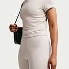 Nike Sportswear Chill Jersey tettsittende capritights med høyt liv til dame