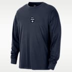 Playera de manga larga de básquetbol para hombre LA Clippers Standard Issue