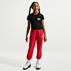 Nike Sportswear Big Kids' (Girls') Slim Cropped T-Shirt