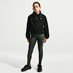 Nike Pro Older Kids' (Girls') Therma-FIT Fleece Full-Zip Top