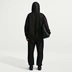 Pants de tiro alto oversized para mujer Nike Studio Fleece Heavyweight Plush