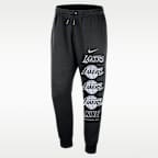 Pantalon de jogging en Fleece Nike NBA Club Los Angeles Lakers Courtside pour homme