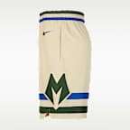 Milwaukee Bucks City Edition Men's Nike Dri-FIT NBA Swingman Shorts