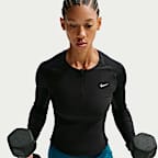 Nike Pro Sculpt Dri-FIT Longsleeve mit 1/4-Reißverschluss (Damen)