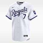 Jersey Nike Dri-FIT ADV de la MLB Limited para hombre Bobby Witt Jr. Kansas City Royals