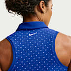 Nike Victory Women's Dri-FIT Sleeveless Printed Golf Polo