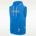 Los Angeles Chargers Sideline Men's Nike Dri-FIT NFL Sleeveless Pullover Hoodie