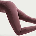 Leggings de cintura alta sin costura delantera de largo completo para mujer Nike Universa