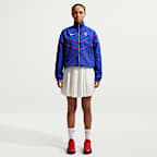 Paris Saint-Germain Windrunner Home Women's Nike Football UV Woven Full-Zip Anthem Jacket