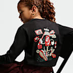 Playera de manga larga para niños grandes Nike Sportswear