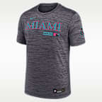 Miami Marlins City Connect Velocity Men's Nike Dri-FIT MLB T-Shirt