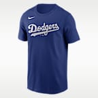 Camiseta Nike de la MLB para hombre Los Angeles Dodgers Wordmark